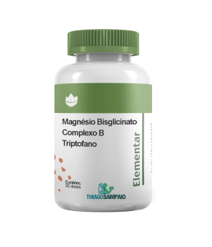 Magnésio bisglicinato + Triptofano + Complexo B